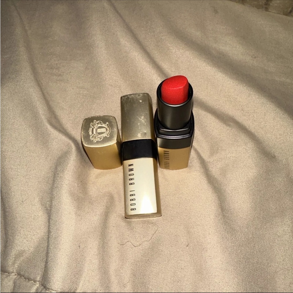 Bobbi Brown Luxe Matte Lip Color Lipstick Full Size .15 oz - Red Carpet
